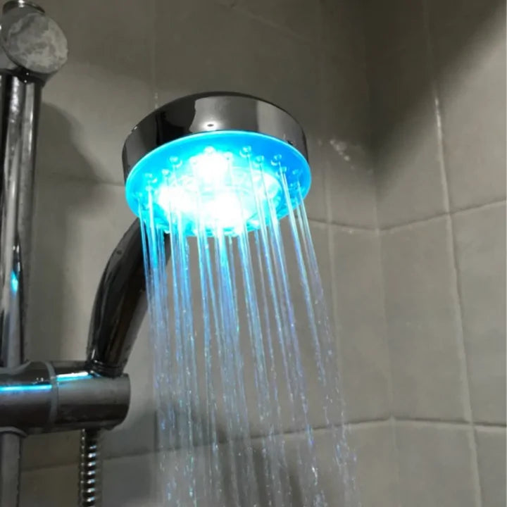 Stud Scrub LED Shower Head – Light Up Your Shower, Like a Damn Boss