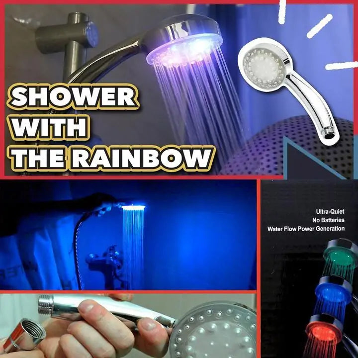 Stud Scrub LED Shower Head – Light Up Your Shower, Like a Damn Boss